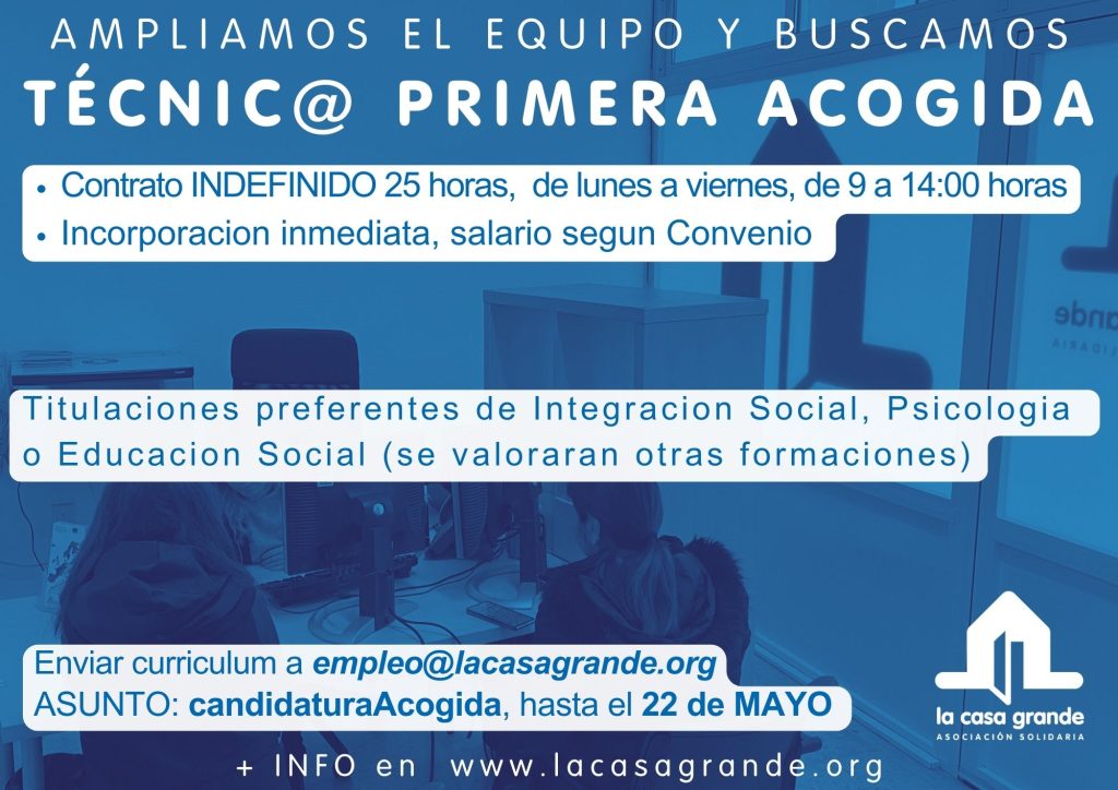 ¿Quieres ser parte de nuestro equipo? Oferta Mayo 24 1024x724