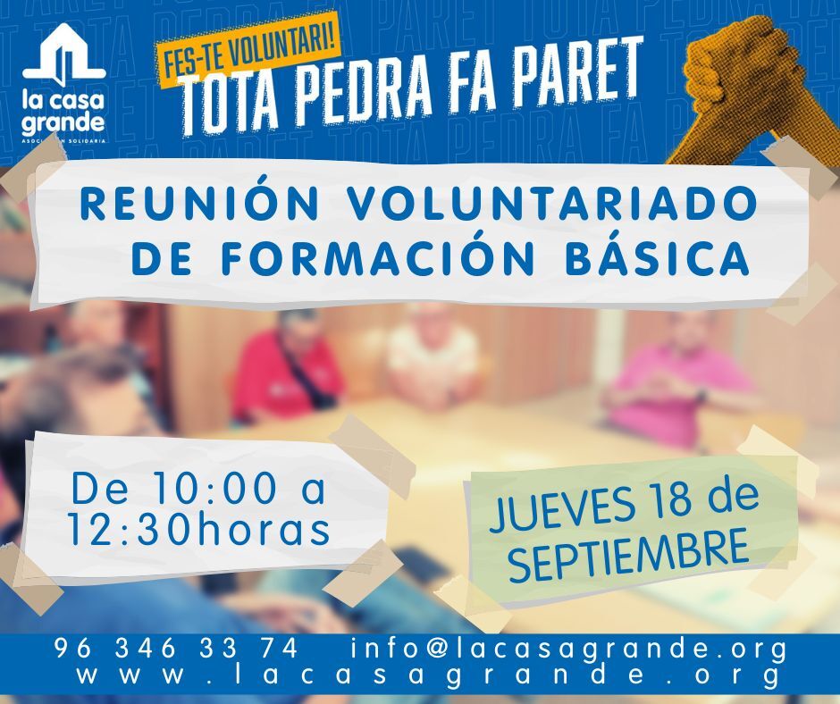 EL ARTE DE ENCONTRARSE MIENTRAS SE ACOMPAÑA REUNION VOLUNTARIADO 25