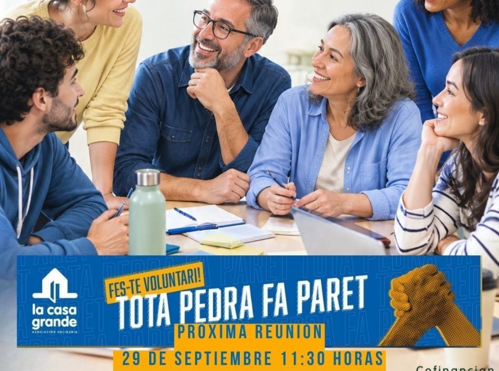 UN NUEVO CURSO EMPIEZA CONTIGO reunión voluntariado destacada