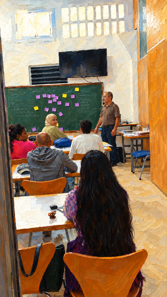 COMIENZAN LAS CLASES DE CASTELLANO EN TODOS LOS NIVELES clase de adultos al óleo